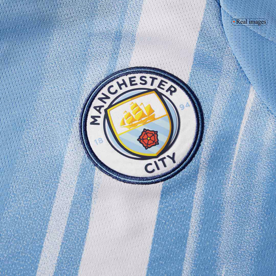 Manchester City Hazai Szett (Mez + Nadrág + Zokni) Mez 2025/26 Kék