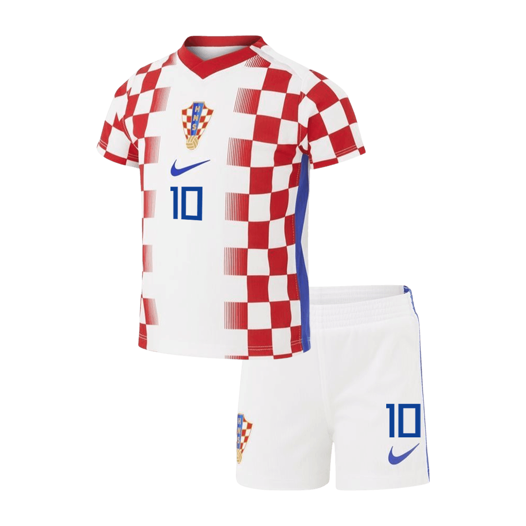 Horvátország MODRIĆ #10 Gyerek Hazai Világbajnokság Mez 2026