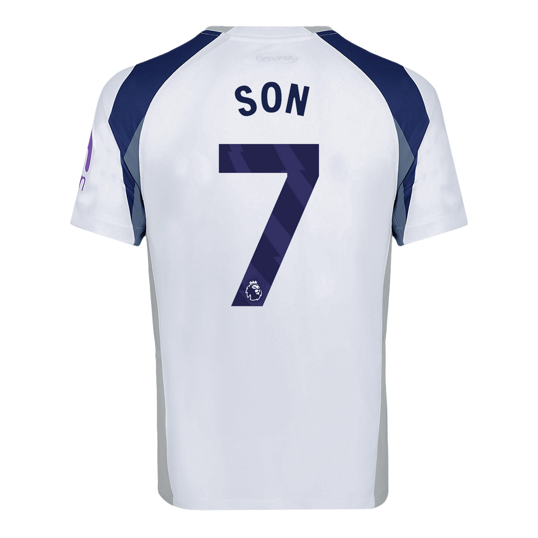 SON #7 Tottenham Hotspur
Otthon
Futball Mez
2025/26
Fehér
