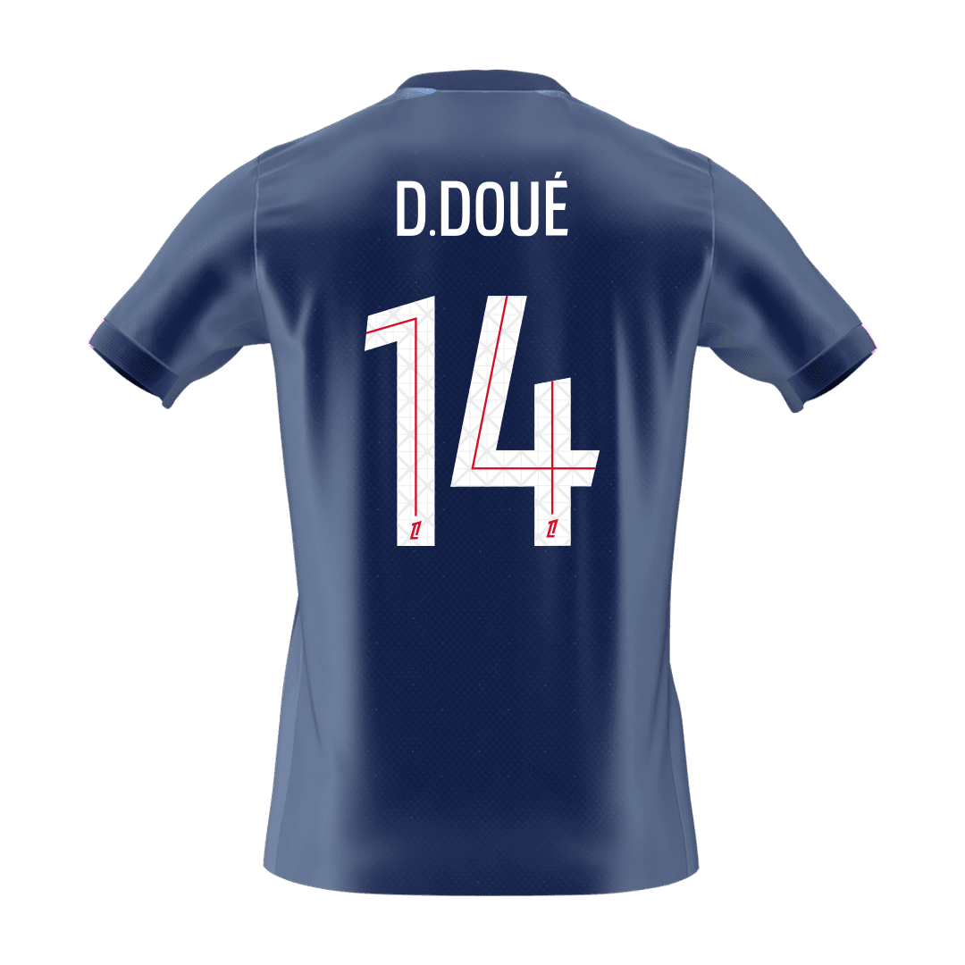 D.DOUÉ #14 PSG
Otthon Futball Mez 2025/26 Sötétkék