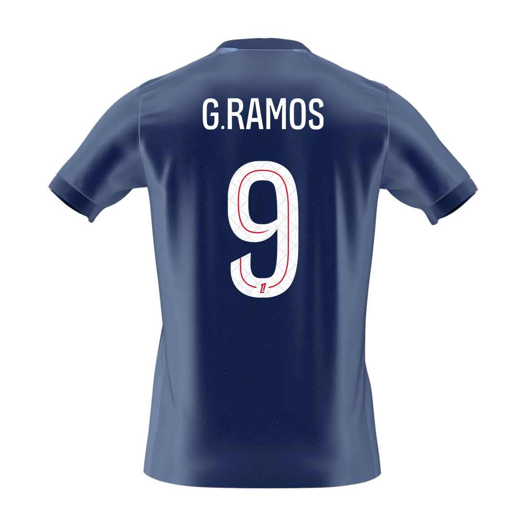 G.RAMOS #9 PSG Hazai Futball Mez 2025/26 Sötétkék