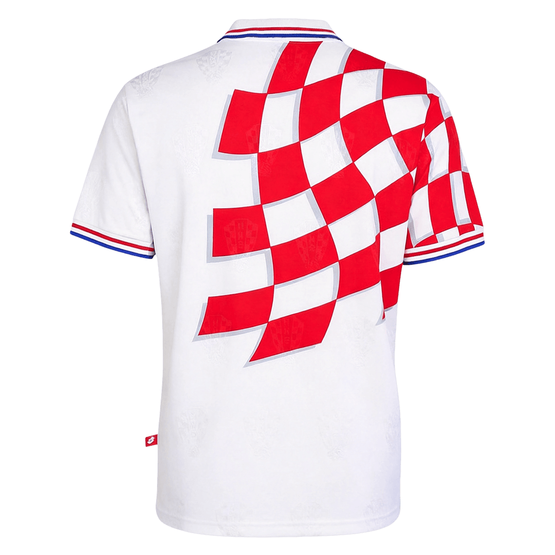 Horvátország Hazai Retro Futball Mez 1998