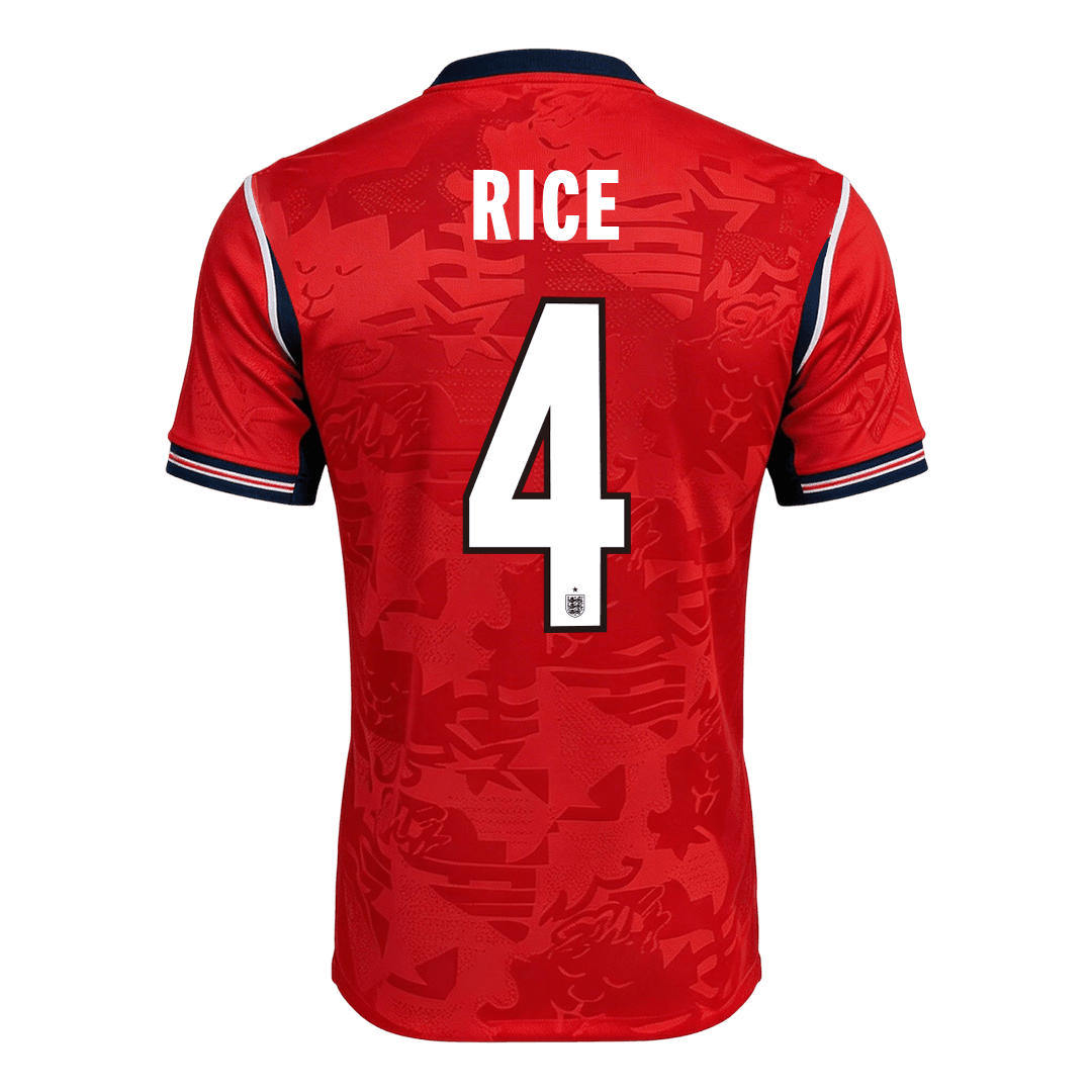 RICE #4 Anglia Idegenbeli Világbajnoki Mez 2026 Piros