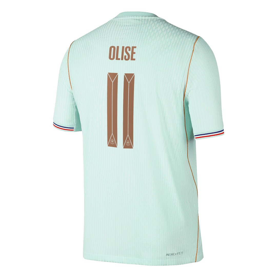 OLISE #11 Franciaország Játékos Verzió Idegenbeli Mez Világbajnoki 2026 Zöld