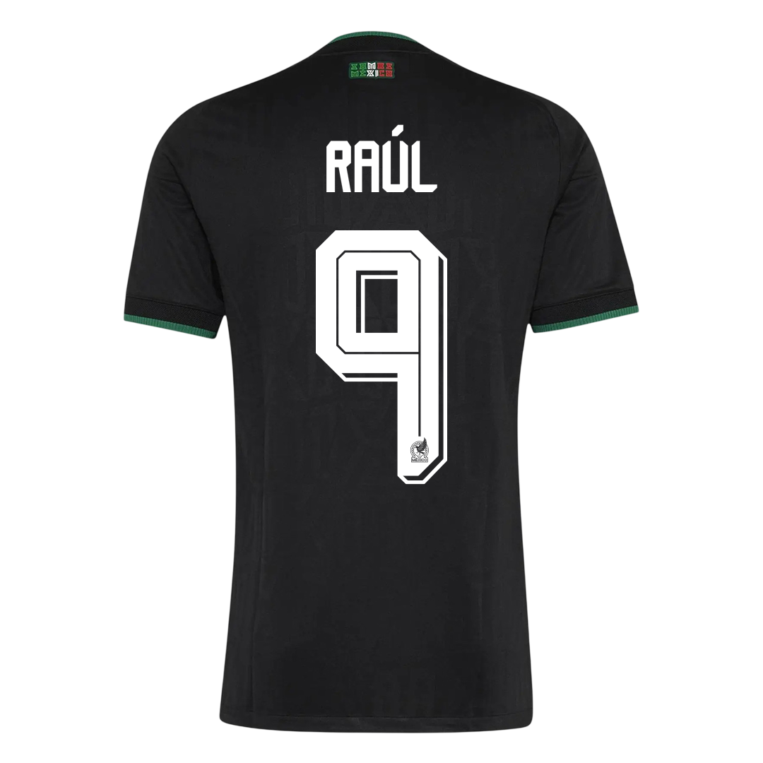 RAÚL #9 Mexikó Játékos Verzió Harmadik Mez Világbajnoki 2026 Fekete