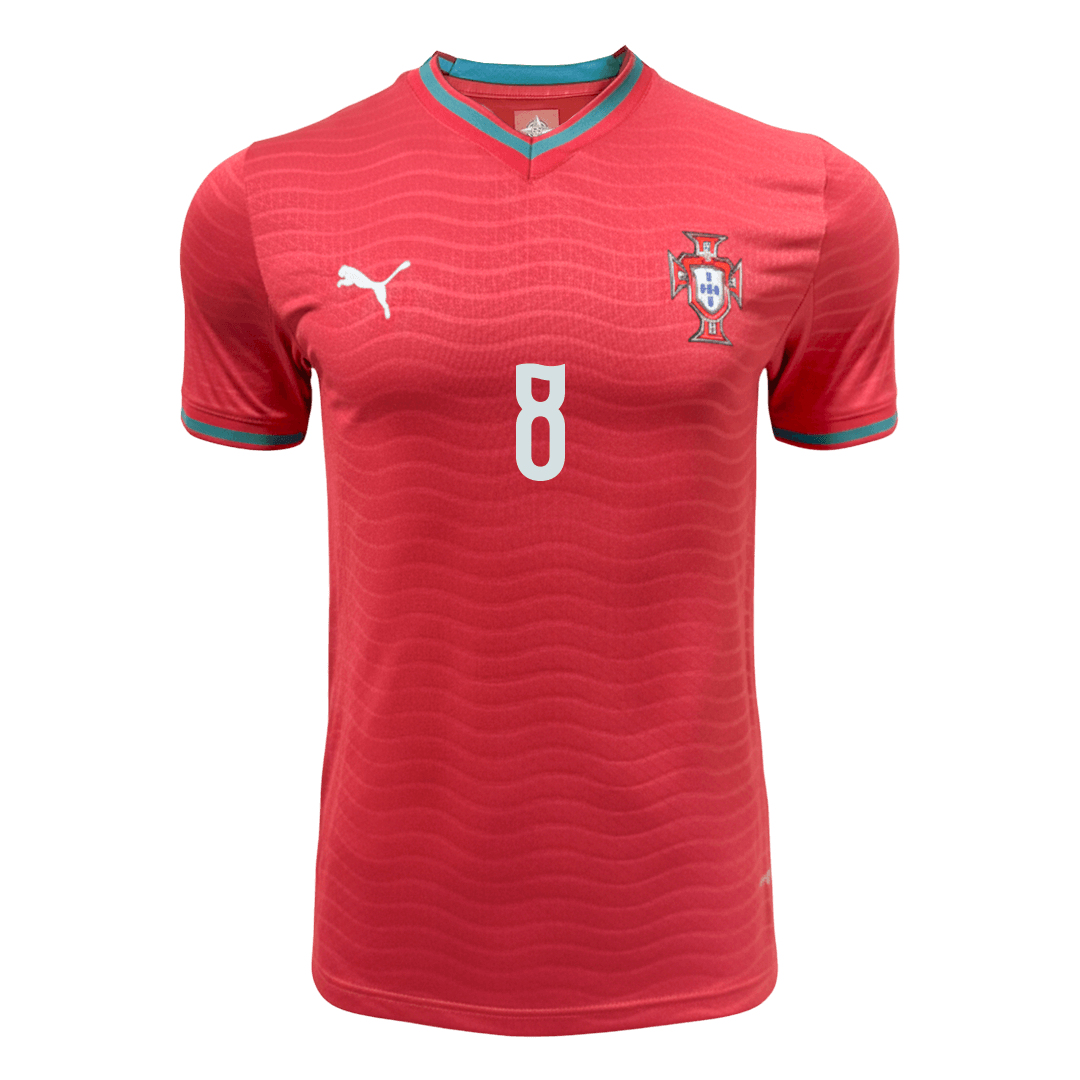 B.FERNANDES #8 Portugália Játékos Verzió Hazai Mez Világbajnoki 2026 Piros