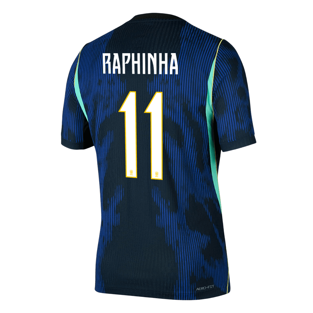 RAPHINHA #11 Brazília Játékos Verzió Idegenbeli Mez Világbajnoki 2026