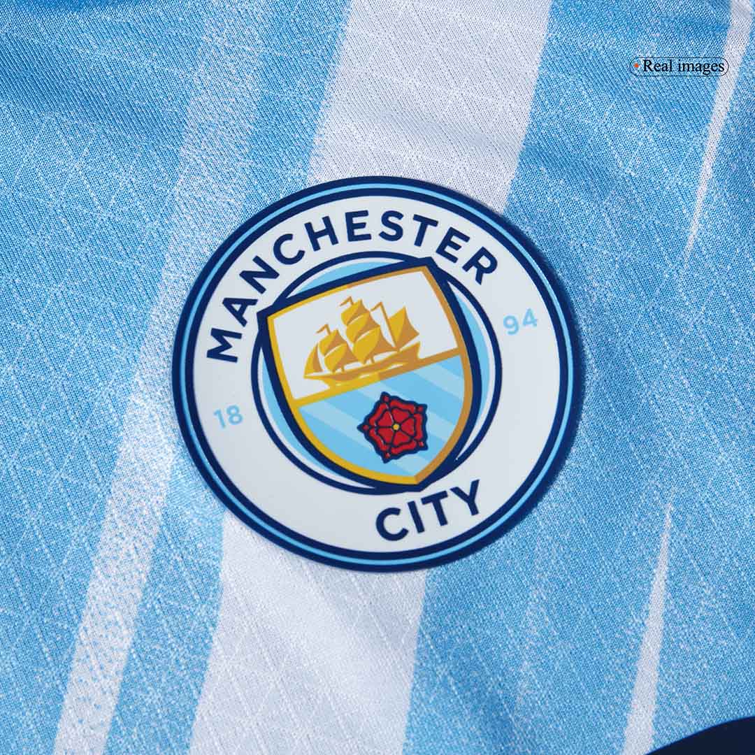 RODRIGO #16 Manchester City Játékos Otthon Mez 2025/26 Kék