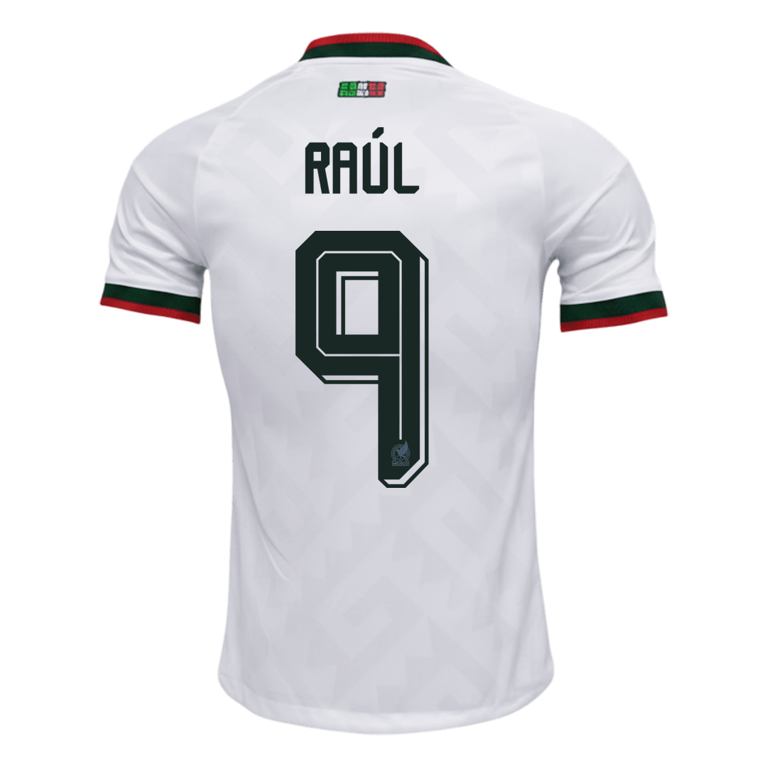 RAÚL #9 Mexikó Játékos Verzió Idegenbeli Mez Világbajnoki 2026 Fehér