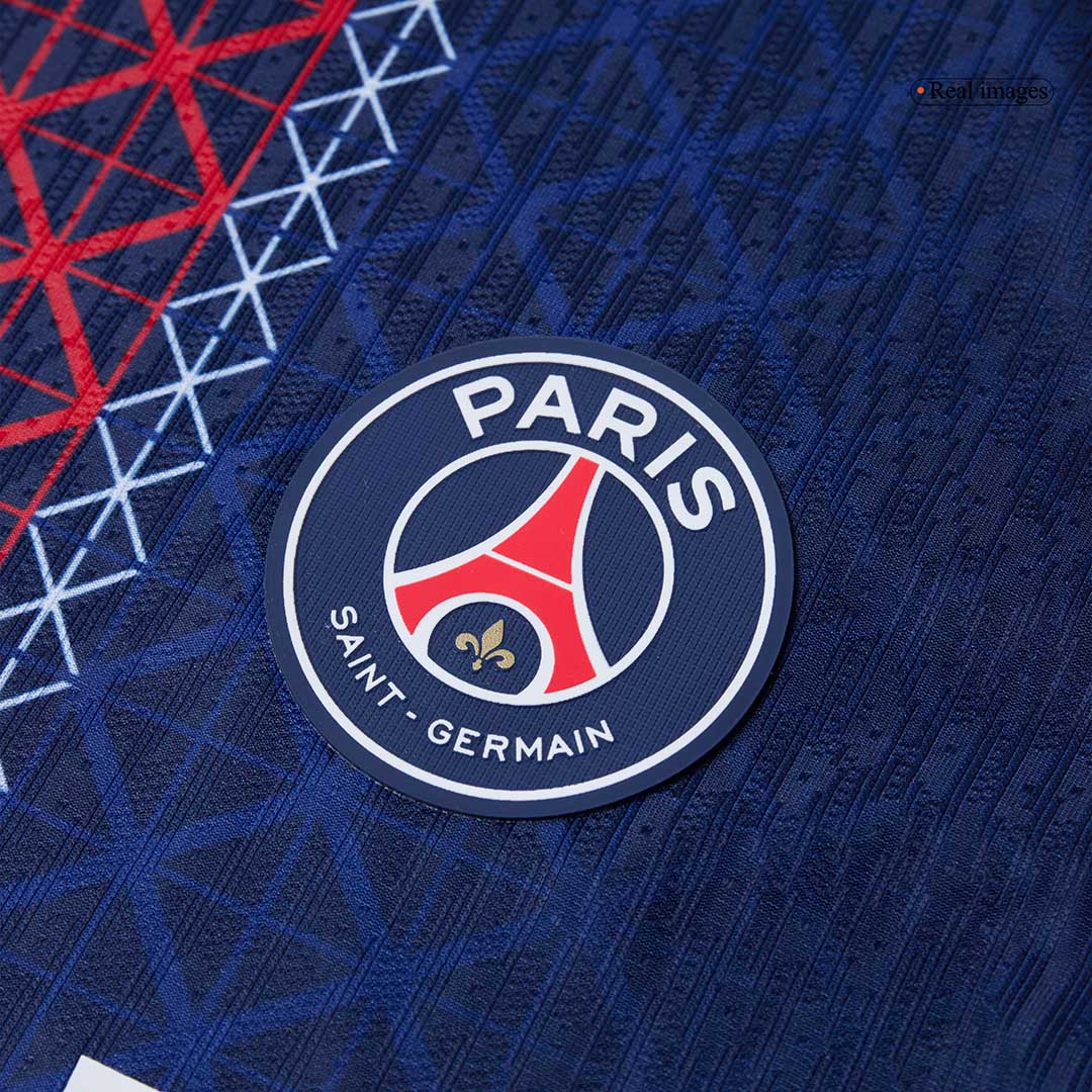 Játékos PSG Otthon Soccer Mez 2025/26 Haditengerészet