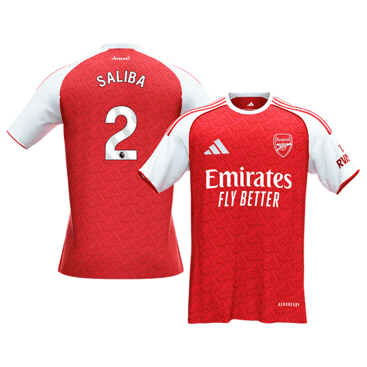 SALIBA #2 Arsenal
 Otthon Futball Mez 2025/26 Piros