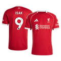ISAK #9 Liverpool Otthon Futball Mez 2025/26 Piros