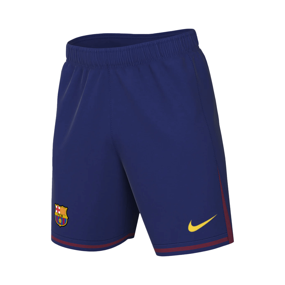 Barcelona Otthon Soccer Rövidnadrág 25/26 Haditengerészet 2025/26