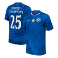 WORLD CHAMPIONS #25 Chelsea Otthon Soccer Mez 2025/26 Kék - with chest badge