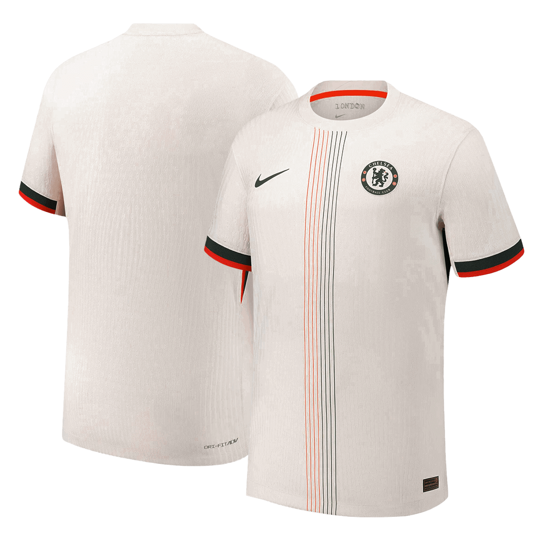 Játékos Chelsea Idegenbeli Soccer Mez 2025/26 Fehér