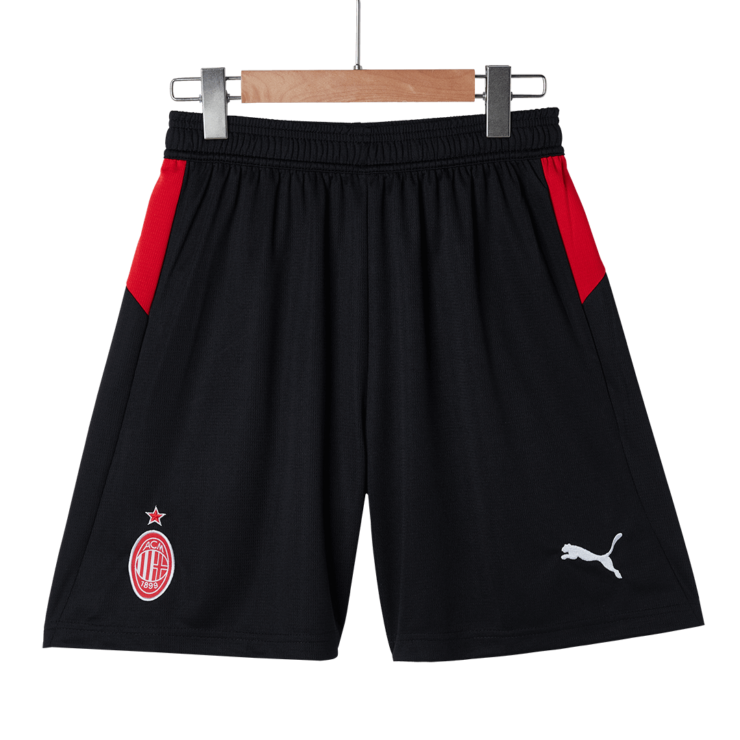 AC Milan Otthoni Soccer Rövidnadrág 25/26 Fekete