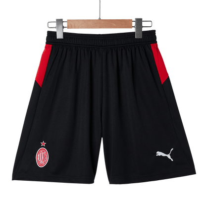 AC Milan Otthoni Soccer Rövidnadrág 25/26 Fekete
