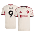 ISAK #9 Liverpool 
 Idegen 
 Futball Mez 
2025/26 
 Fehér