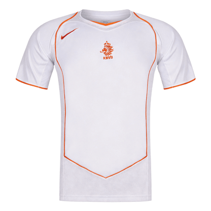 Hollandia Idegenbeli Retro Futball Mez 2004 Fehér
