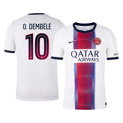 O. DEMBÉLÉ #10 PSG Játékos Verzió Idegenbeli Mez 2026/27 Fehér