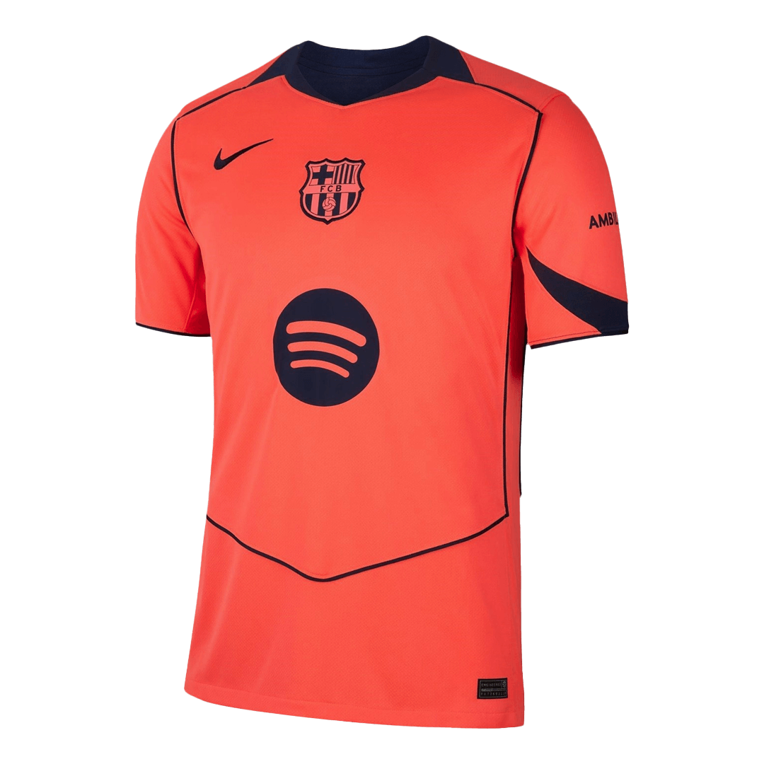 Barcelona Idegen Harmadik 2025/26 Narancs futball mez