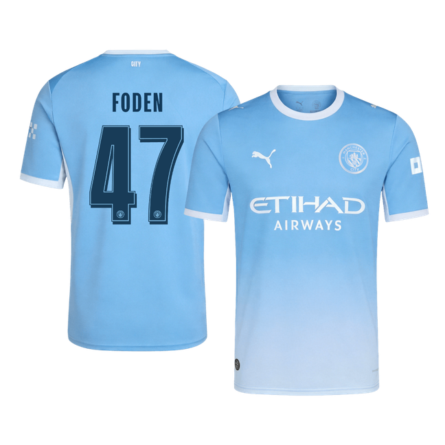 FODEN #47 Manchester City Hazai Mez 2026/27 Kék