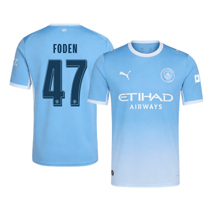 FODEN #47 Manchester City Hazai Mez 2026/27 Kék