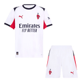 AC Milan Idegenbeli Soccer Mez Készlet(Mez+Rövidnadrág) 2025/26 Fehér
