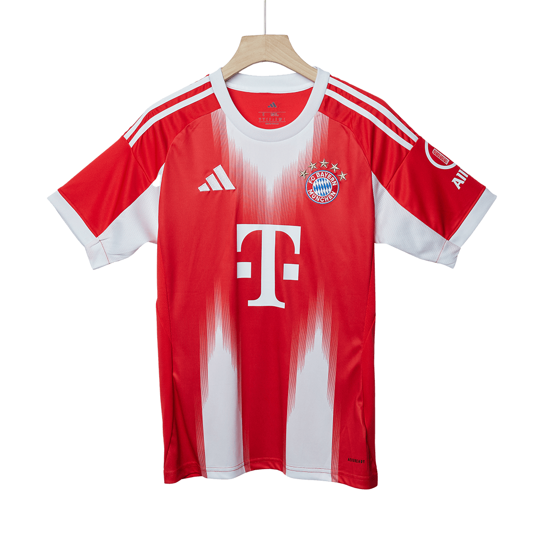 KANE #9 Bayern Munich Otthon Soccer Mez 2025/26 Piros