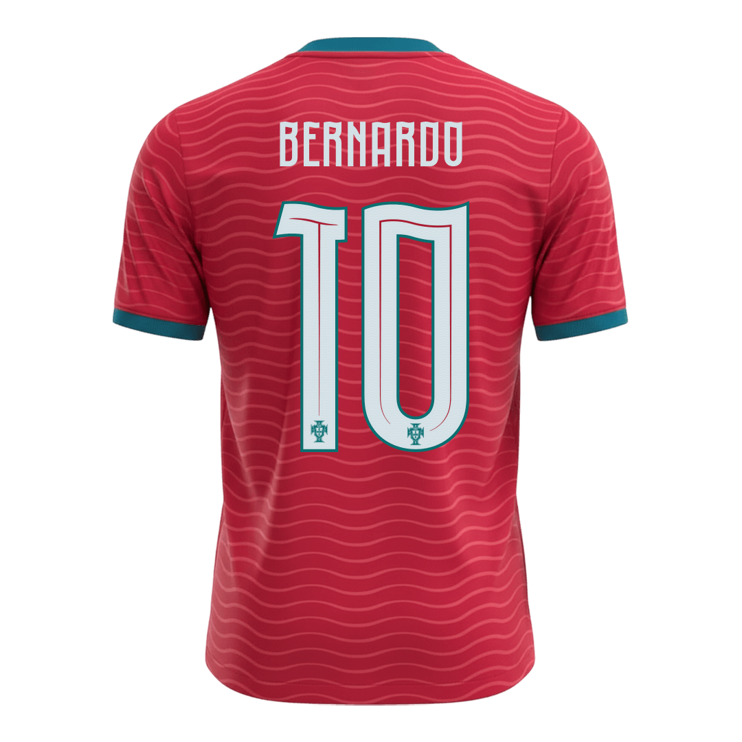 BERNARDO #10 Portugália Hazai Világbajnoki Mez 2026 Piros