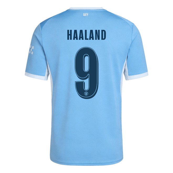 HAALAND #9 Manchester City Hazai Mez 2026/27 Kék