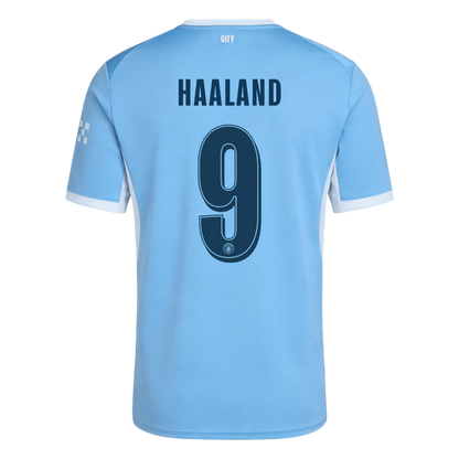 HAALAND #9 Manchester City Hazai Mez 2026/27 Kék