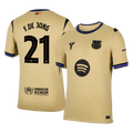 F.DE JONG #21 Barcelona 
 Idegen 
 Futball Mez 
2025/26 
 Sárga 
 
 
- UCL