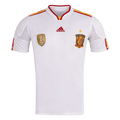Spanyolország Idegenbeli Retro Futball Mez 2010/12 Fehér