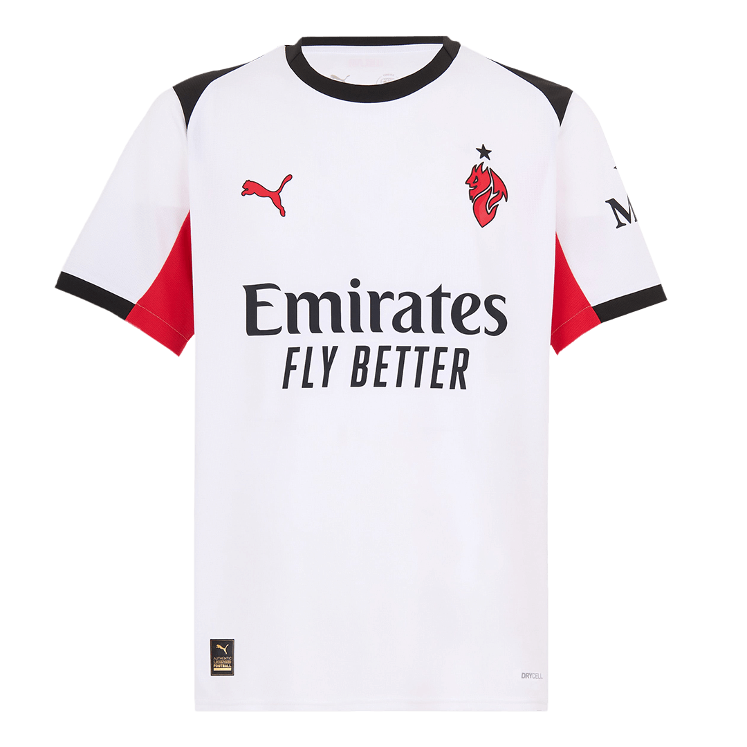 AC Milan Idegenbeli Soccer Mez 2025/26 Fehér
