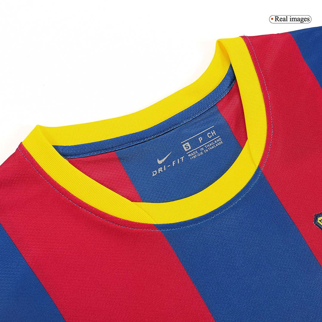 Barcelona Hazai Retro Futball 2010/11 Piros&Kék