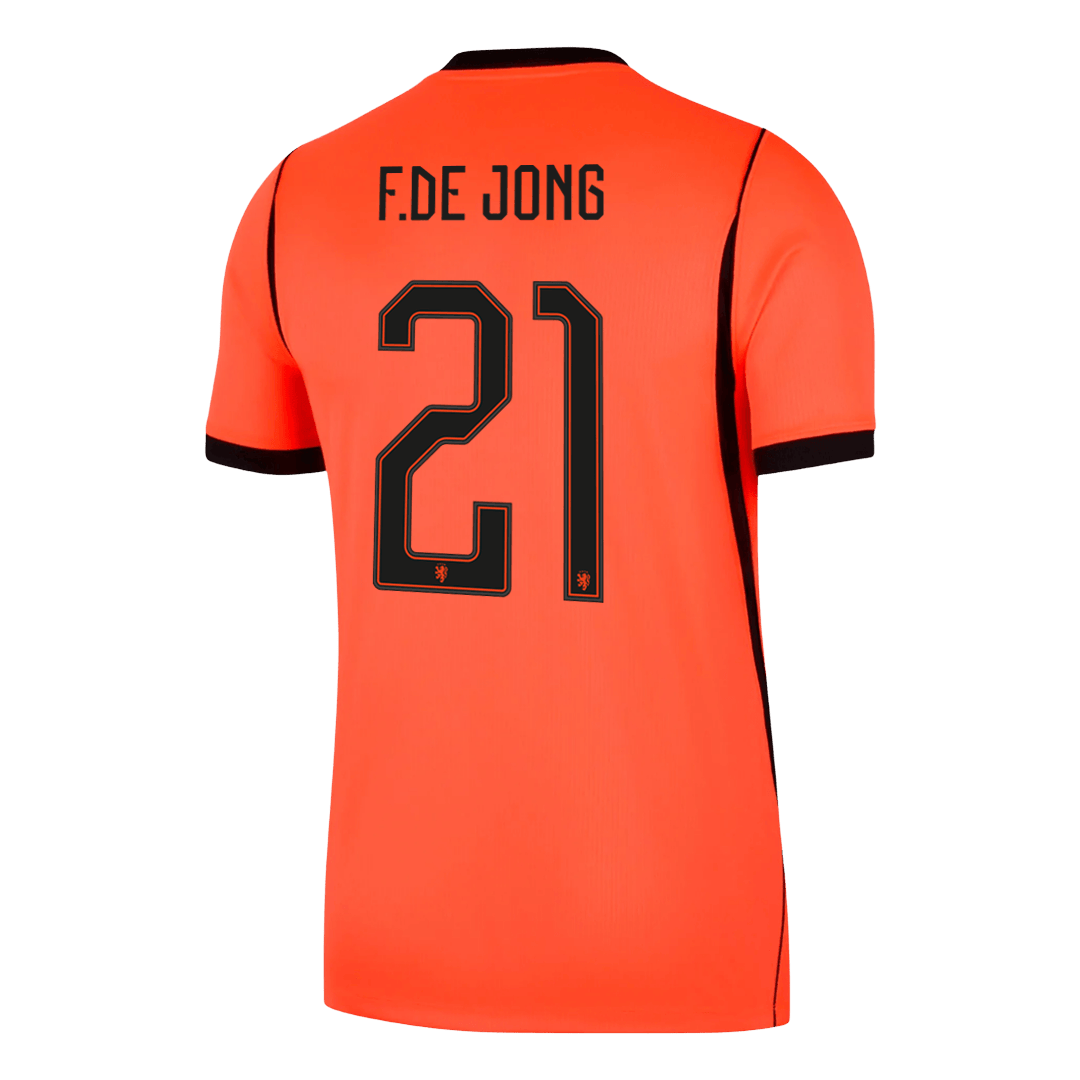 F.DE JONG #21 Hollandia Hazai Mez 2026 Narancs
