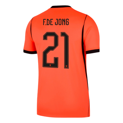 F.DE JONG #21 Hollandia Hazai Mez 2026 Narancs