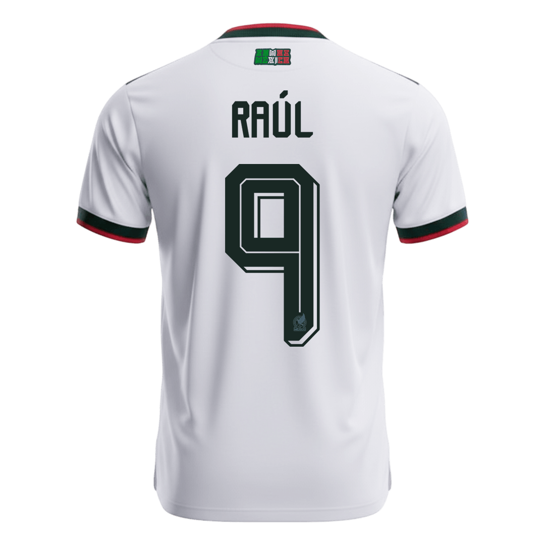 RAÚL #9 Mexikó Idegenbeli Mez 2026 Fehér