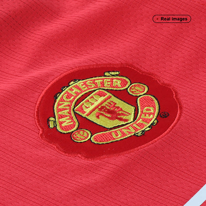 RONALDO #7 Manchester United Otthon Retro Futball Mez 2007/08 Piros
