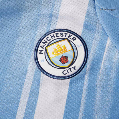 Manchester City Hazai Szett (Mez + Nadrág + Zokni) Mez 2025/26 Kék