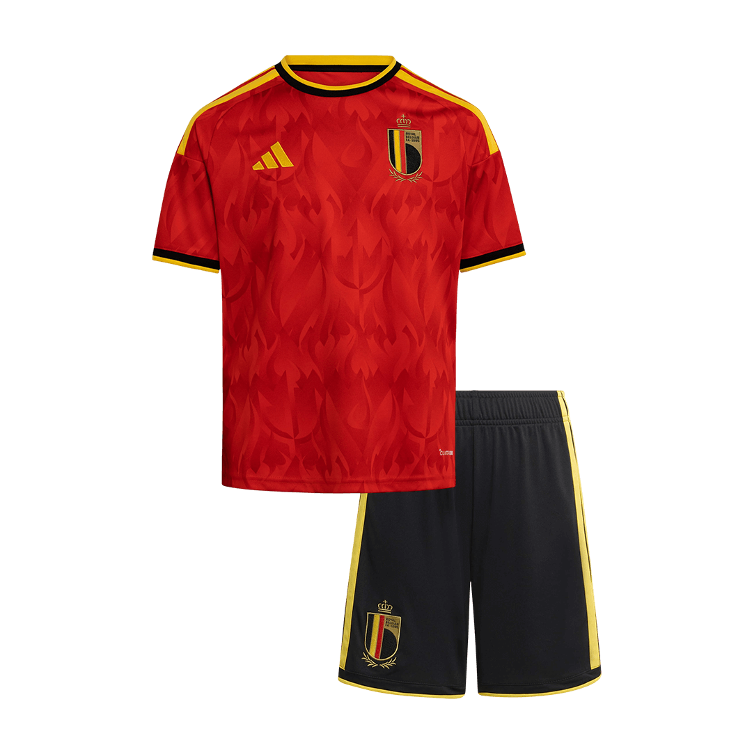 Belgium Gyerek Hazai Mez Készlet(Mez+Nadrág) World Cup 2026 Piros