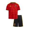 Belgium Gyerek Hazai Világbajnoki Mez Készlet(Mez+Nadrág) Világbajnoki 2026 Piros