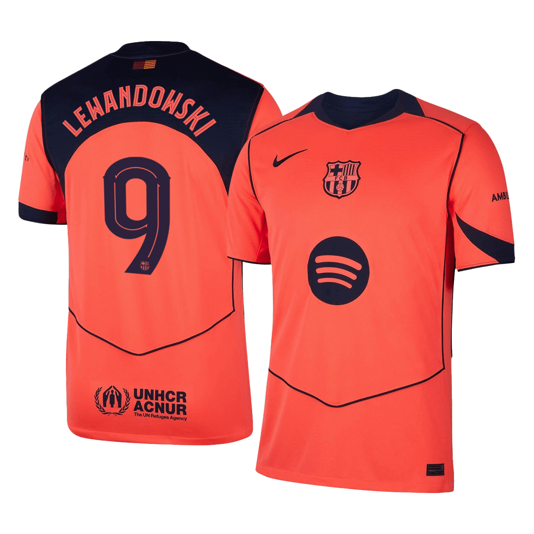 LEWANDOWSKI #9 Barcelona Idegenbeli Harmadik Mez 2025/26