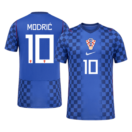 MODRIĆ #10 Horvátország Játékos Verzió Idegenbeli Mez Világbajnoki 2026 Kék