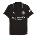 Játékos Manchester City Idegenbeli Soccer Mez 2025/26 Fekete