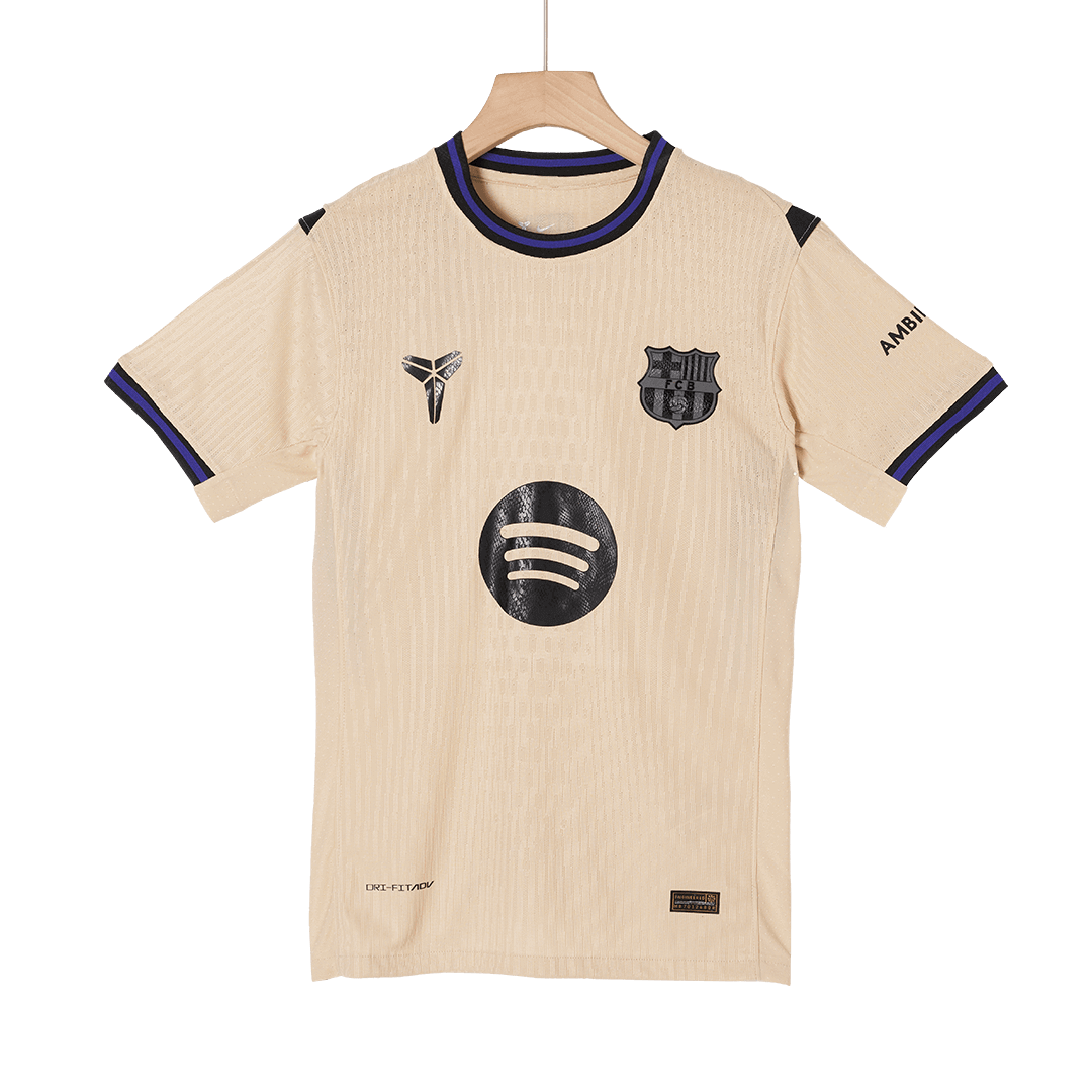 LAMINE YAMAL #10 Barcelona Játékos Idegenbeli Mez 2025/26 Sárga - UCL