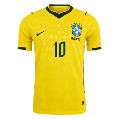 NEYMAR JR. #10 Brazília Játékos Verzió Hazai Mez Világbajnoki 2026 Sárga