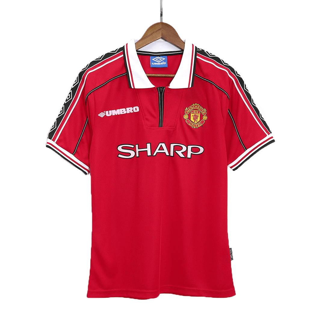 Manchester United Otthon Retro Futball Mez 98/00 Piros 2025/26