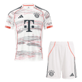 Bayern Munich Idegenbeli Soccer Mez Készlet(Mez+Rövidnadrág) 2025/26 Fehér